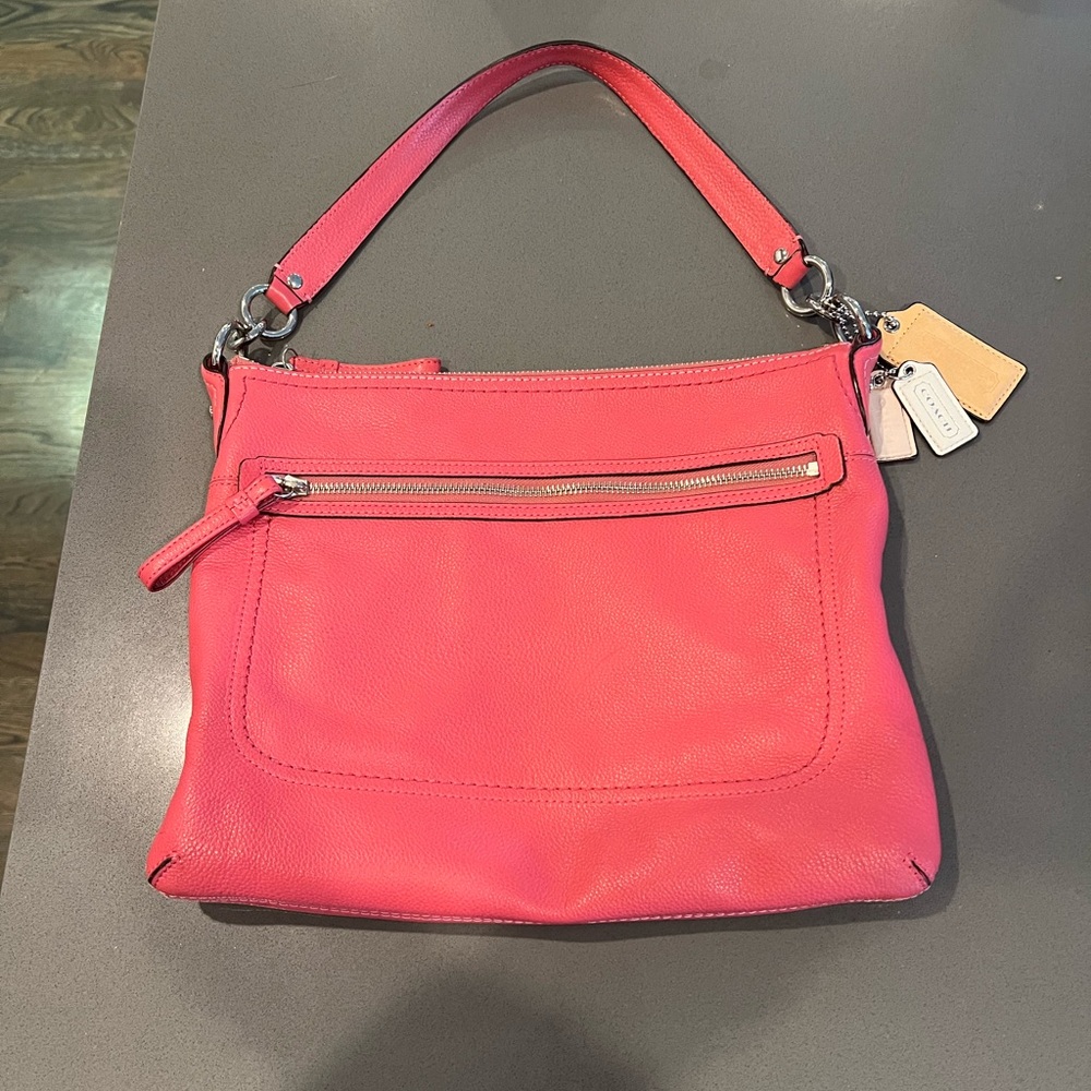 Coach Pink Poppy Hippy Bag